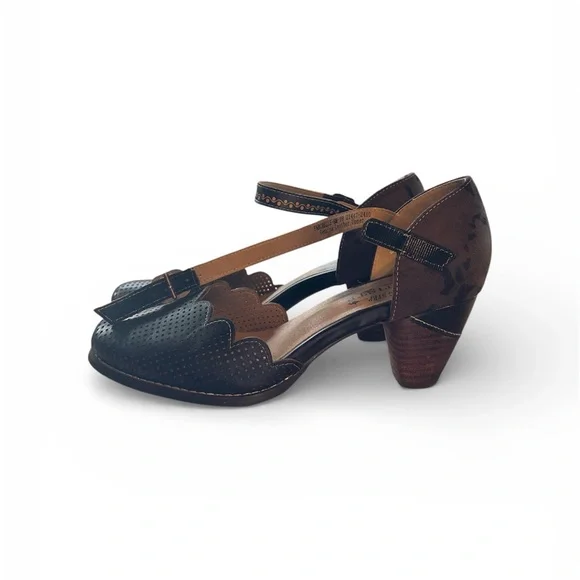 L’Artiste by Spring Step “Parchelle” D’Orsay Heel | Twee | 39 EU / 8.5 Women’s - Picture 7 of 11